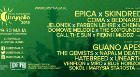 Ursynalia 2015 Line-up Monster Energy Stage (Main Stage)